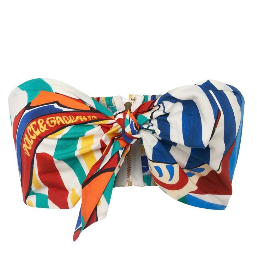 Dolce & Gabbana
Carretto cotton poplin bandeau top